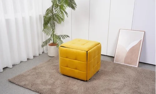 Set 5 tabureți KTC2281 Galben