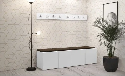 Cuier Hol Luca 14, Alb/Maro - Manila 04