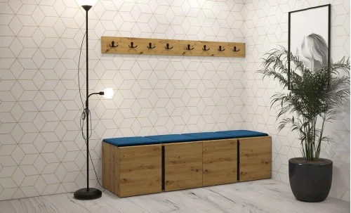 Cuier Hol Luca 14, Artisan/Albastru - Manila 26