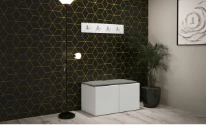 Cuier Hol Luca 15, Alb/Gri - Manila 16