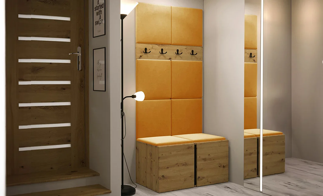 Cuier Hol Luca 10, Artisan/Galben - Manila 32