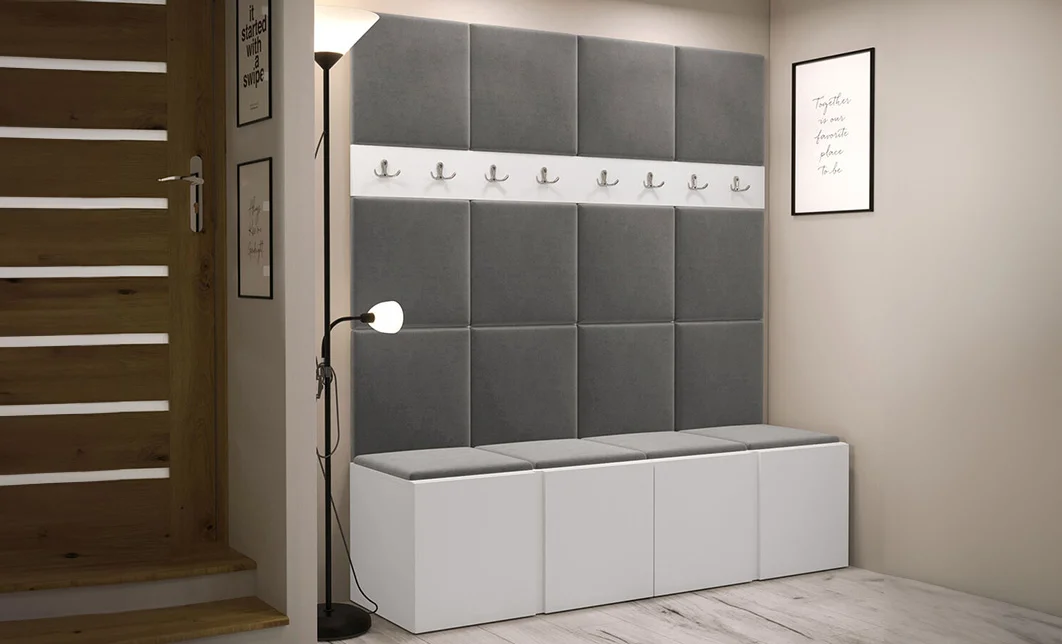 Cuier Hol Luca 13, Alb/Gri - Manila 16