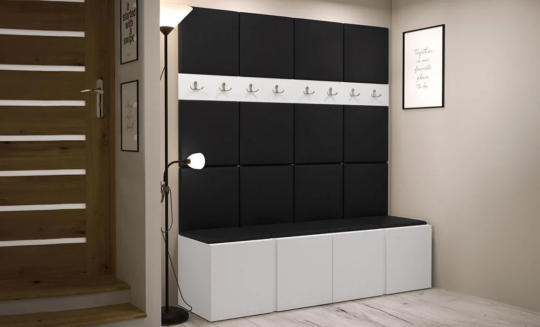 Cuier Hol Luca 13, Alb/Negru - Manila 18