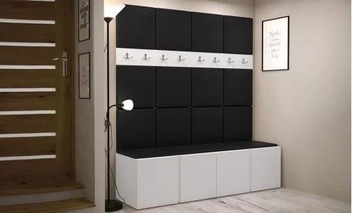 Cuier Hol Luca 13, Alb/Negru - Manila 18