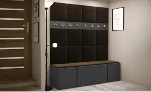 Cuier Hol Luca 13, Grafit/Maro - Manila 04