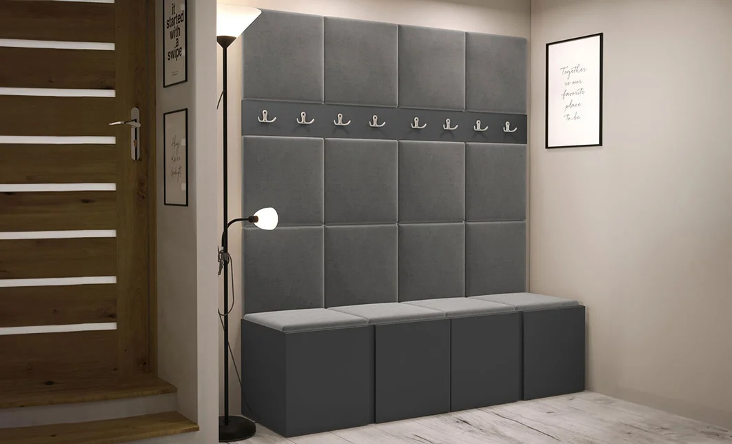 Cuier Hol Luca 13, Grafit/Gri - Manila 16