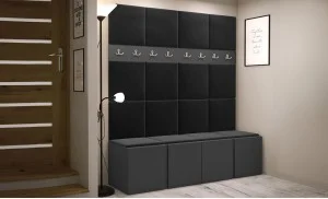 Cuier Hol Luca 13, Grafit/Negru - Manila 18