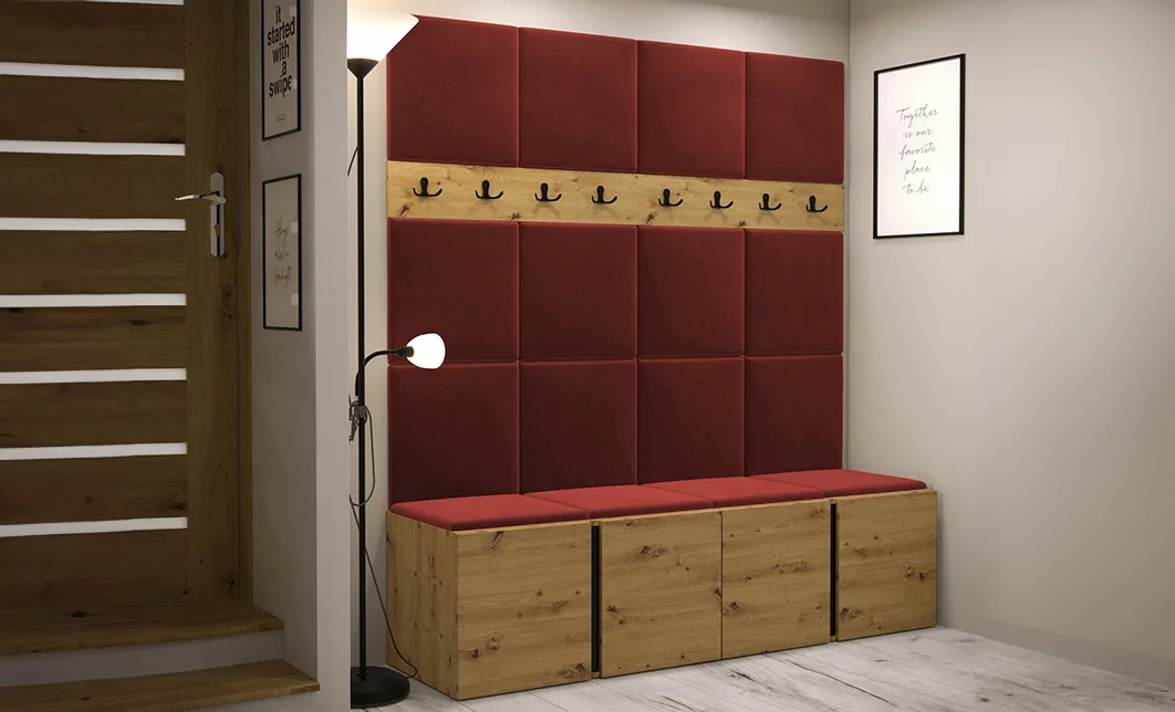 Cuier Hol Luca 13, Artisan/Rosu - Manila 23