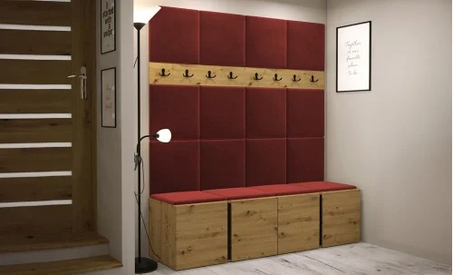 Cuier Hol Luca 13, Artisan/Rosu - Manila 23