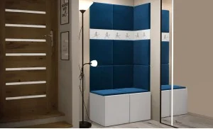 Cuier Hol Luca 9, Alb/Albastru - Manila 26