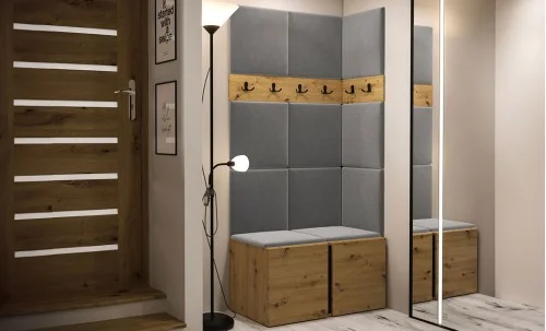 Cuier Hol Luca 9, Artisan/Gri - Manila 16