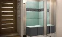 Cuier Hol Luca 9, Grafit/Verde menta - Manila 11