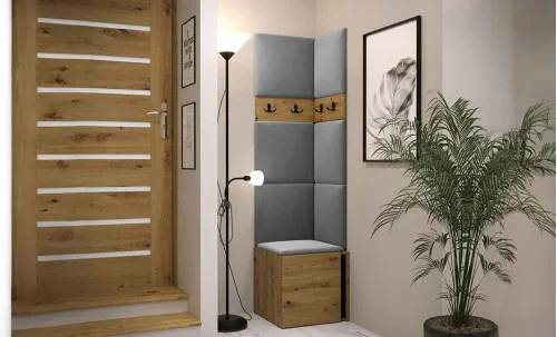 Cuier Hol Luca 11, Artisan/Gri - Manila 16