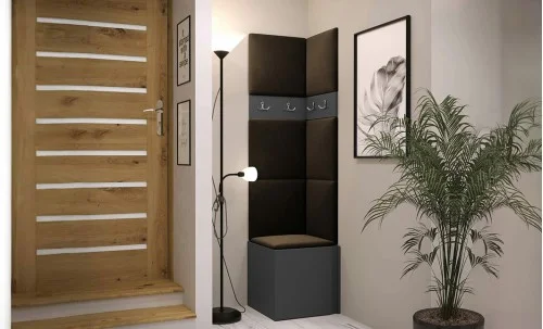 Cuier Hol Luca 11, Grafit/Maro - Manila 04