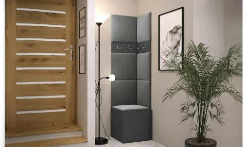 Cuier Hol Luca 11, Grafit/Gri - Manila 16