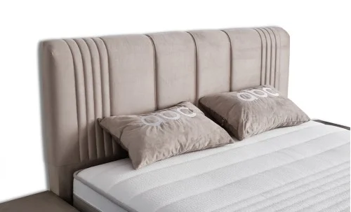 Set Pat Tapitat cu Saltea Belicia Bej, 180 x 200