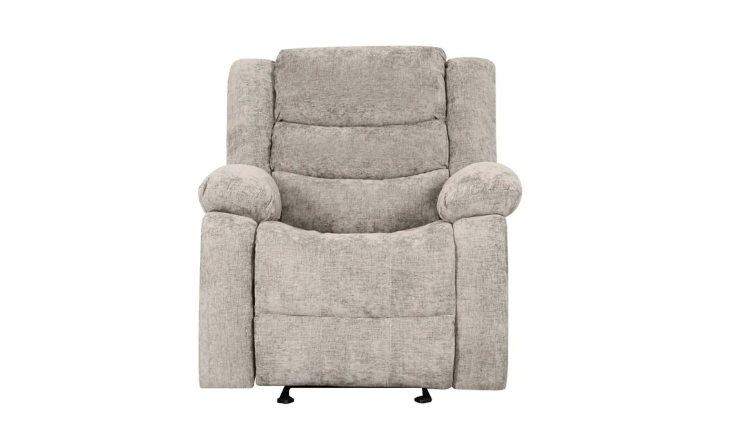 Set canapea cu 2 fotolii sistem recliner Comfort Lux White, Bej 3