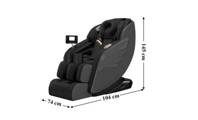 Fotoliu A077 Gri cu Funcție de Masaj