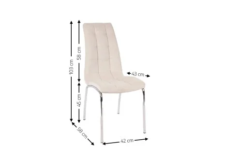 Scaun Living F630 Bej