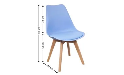 Scaun Living J900 Albastru