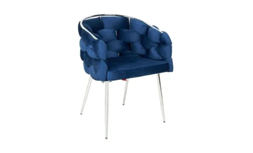 Scaun Living Tapitat KJC14 Albastru