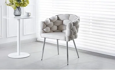 Scaun Living Tapitat KJC14 Bej