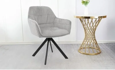 Scaun Living Tapitat KJC3846 Gri