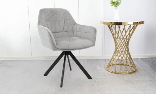 Scaun Living Tapitat KJC3846 Gri