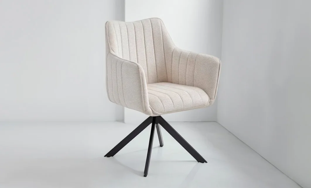 Scaun Living Tapitat KJC385 Bej