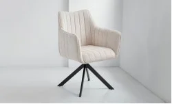 Scaun Living Tapitat KJC385 Bej