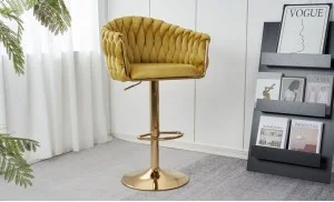 Scaun Bar KJC362 Mustar