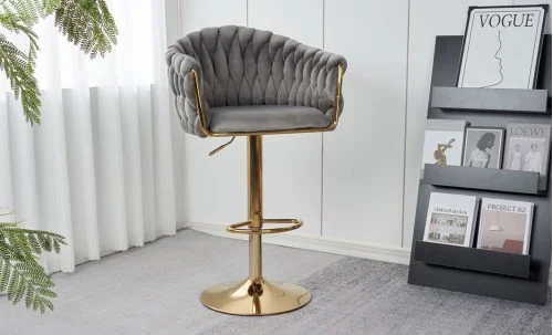 Scaun Bar KJC362 Gri