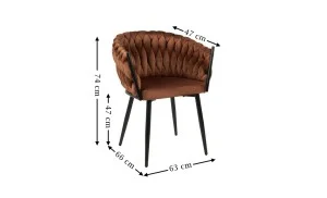 Scaun Living Tapitat KJC11 Maro