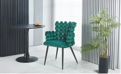 Scaun Living Tapitat KJC374 Verde