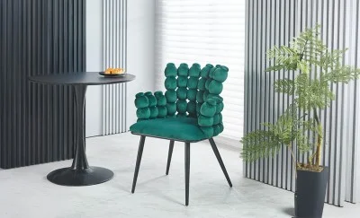 Scaun Living Tapitat KJC374 Verde