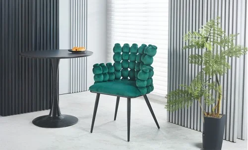 Scaun Living Tapitat KJC374 Verde