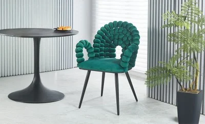 Scaun Living Tapitat KJC376 Verde