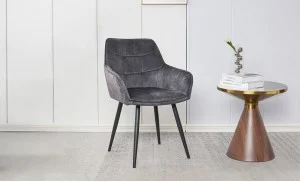 Scaun Living KJC4344 Gri Închis