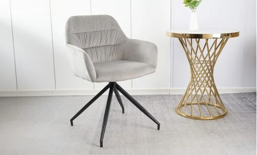 Scaun Living Tapitat KJC4345 Gri