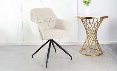 Scaun Living Tapitat KJC4345 Bej