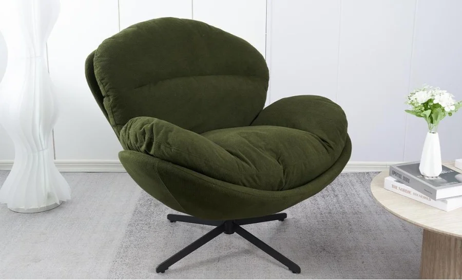 Fotoliu Living Rotativ KJLC062 Verde