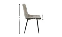 Scaun Living Tapitat KJC37 Bej 1