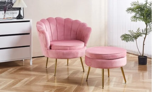 Set Marbella Fotoliu cu Masuta Living KJL214 Roz