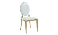 Scaun Living White Top Gold KJC166