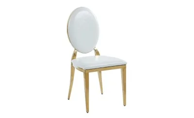 Scaun Living White Top Gold KJC166