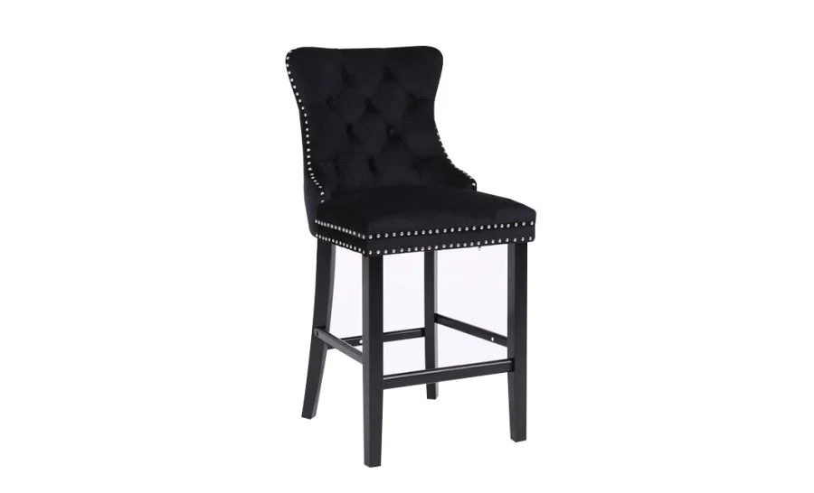 Scaun Bar KJC10177 Negru