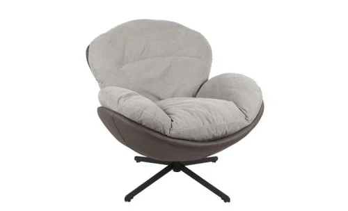 Fotoliu Living Rotativ KJLC062A Gri Deschis