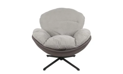 Fotoliu Living Rotativ KJLC062A Gri Deschis