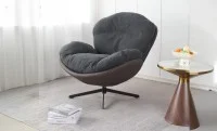 Fotoliu Living Rotativ KJLC062A Gri Inchis