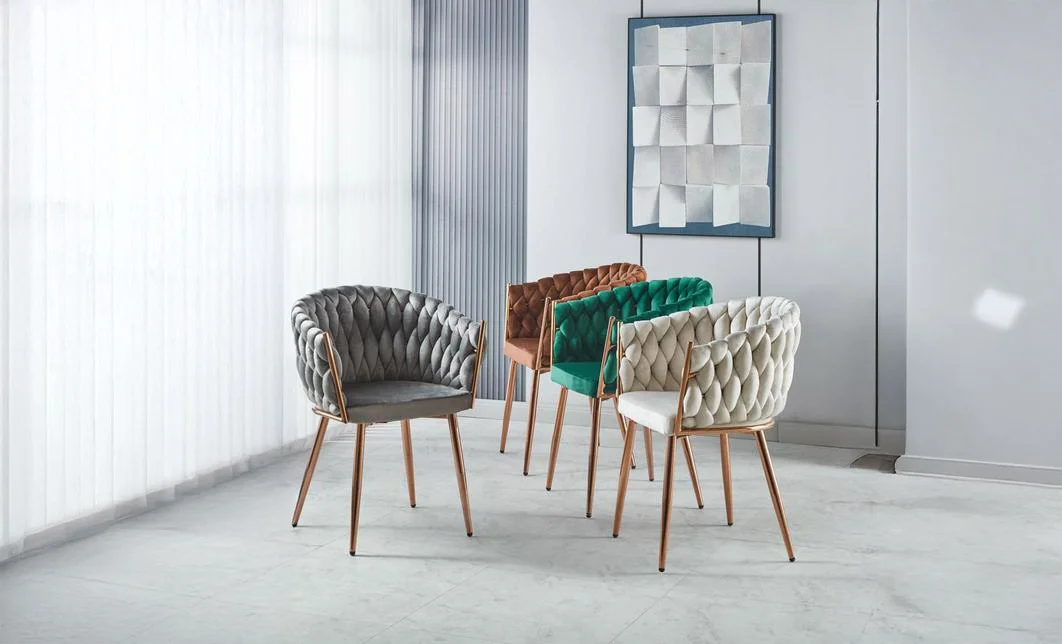 Scaun Living Tapitat KJC12 Gri 6